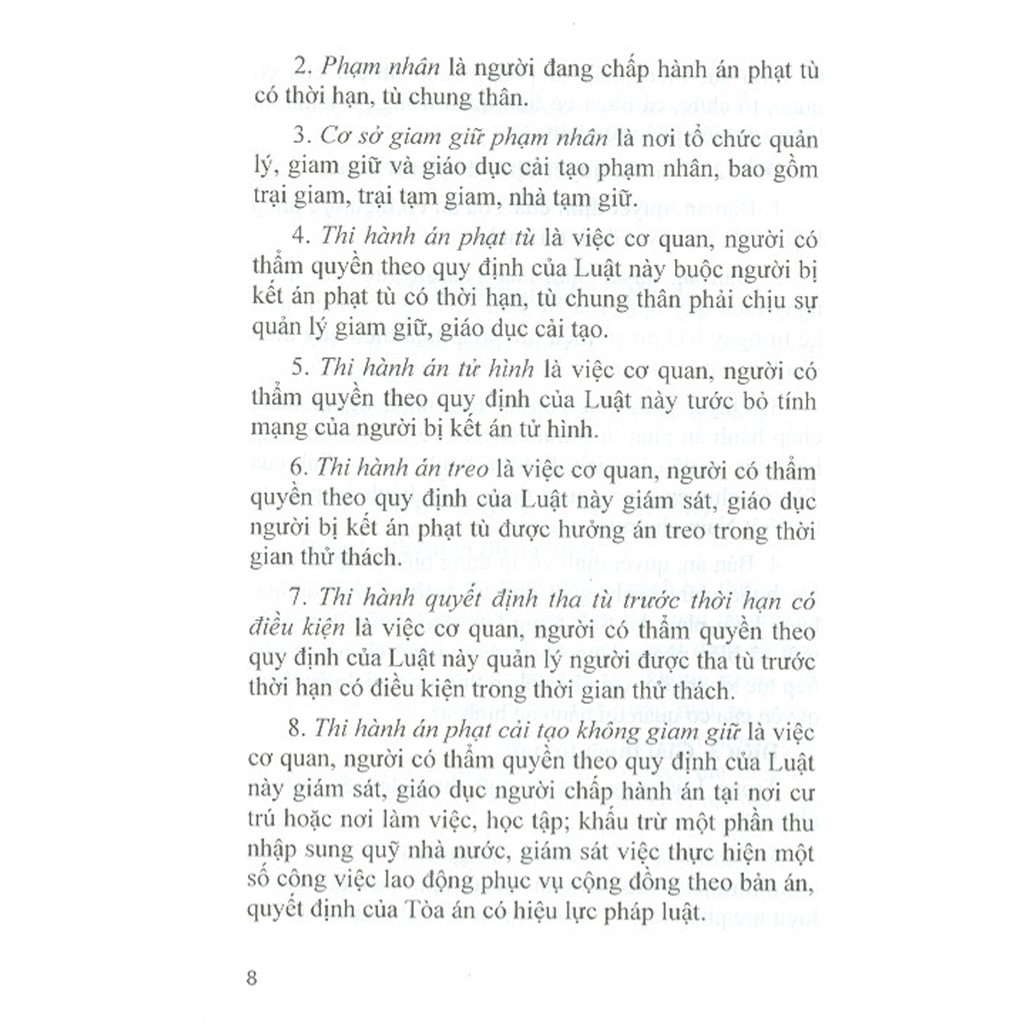 Sách - Luật Thi Hành Án Hình Sự