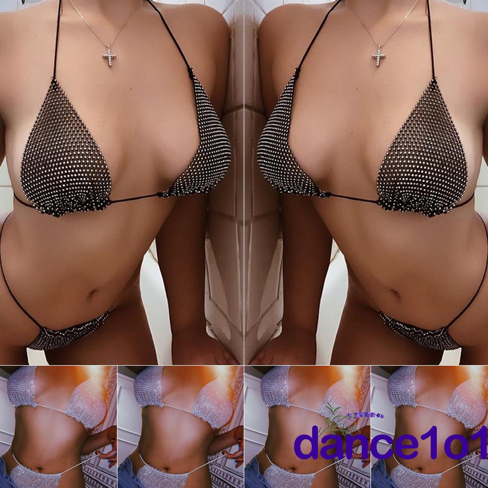 Bikini Đính Đá Lấp Lánh Phong Cách Mỹ Quyến Rũ Cho Nữ | BigBuy360 - bigbuy360.vn