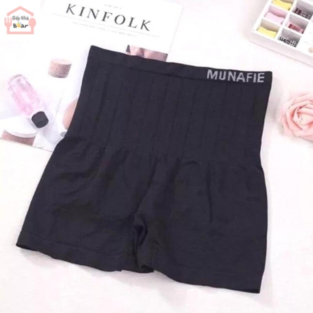 Quần gel bụng nhật Munafie quần mặc váy gel bụng BẾP NHÀ BEAR