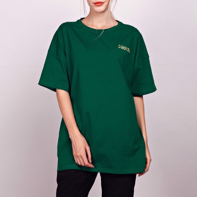 DEGREY: LOGO TEE GREEN - LT XANH LÁ