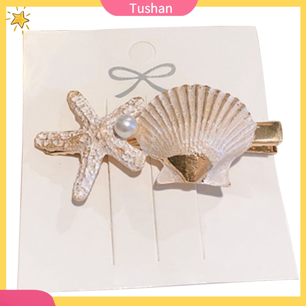 Kẹp tóc vỏ sò sao biển ngọt ngào
