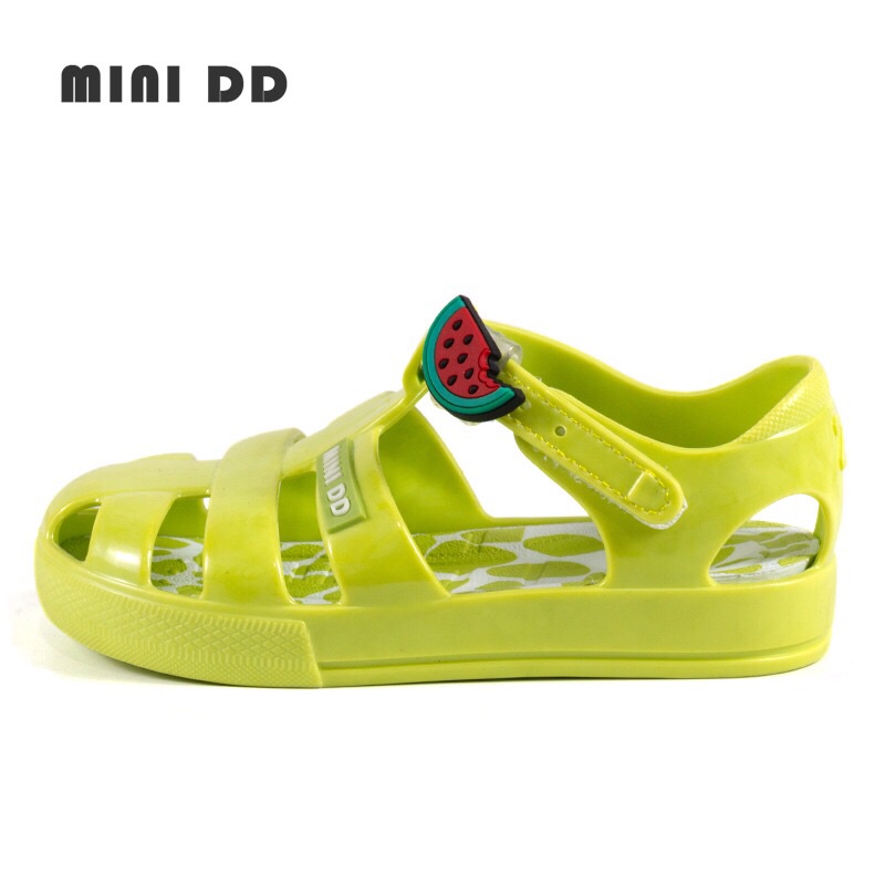 Dép rọ nhựa mềm thơm sắc màu nhãn hiệu mini dd cho bé trai và gái🌸🌸🌸