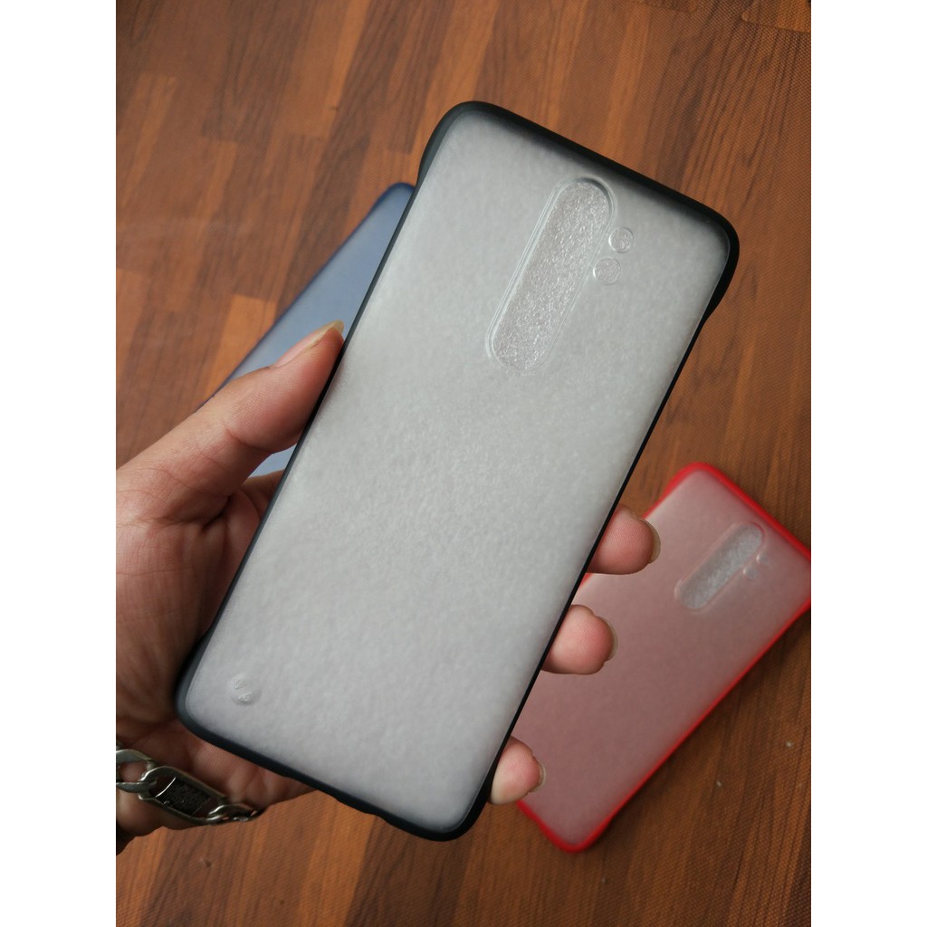 Ốp lưng viền Xiaomi note 8 / note 8 Pro mặt lưng nhám mờ cao cấp