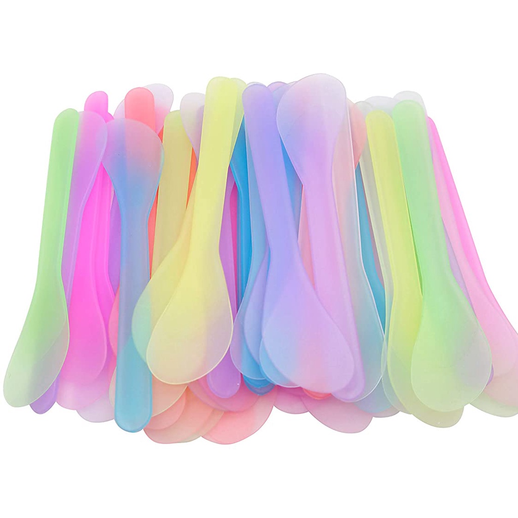 [Hàng mới về] 10 muỗng nhựa làm mặt nạ DIY tiện dụng