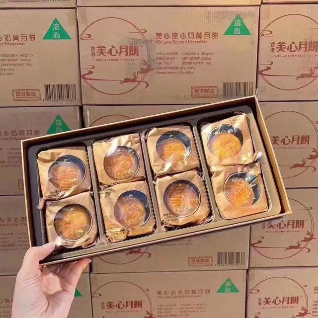 ❤️Free ship❤️ Có sẵn - Bánh trung thu LAVA CUSTARD HONGKONG