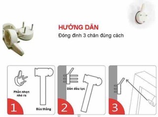 Đinh ba chân treo tranh - 20 chiếc