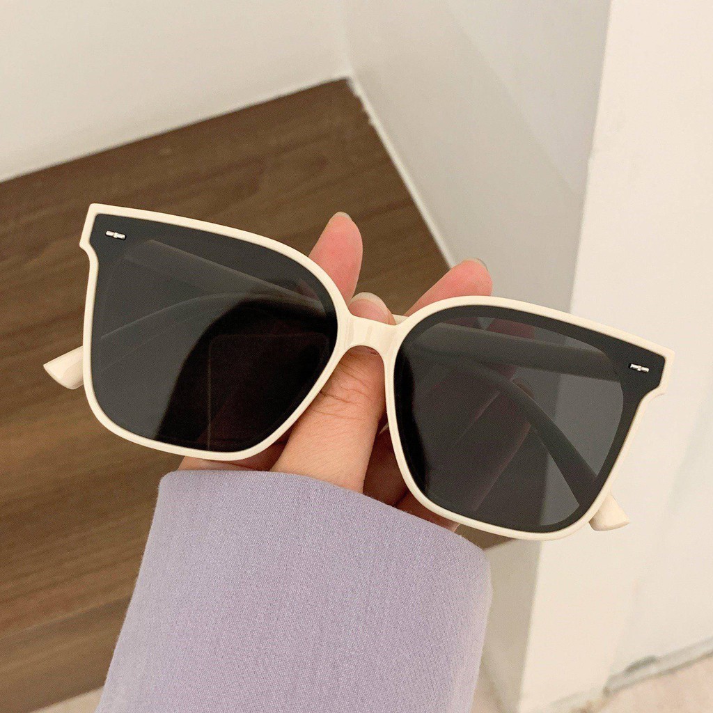 2021 New Retro Square Frame Sunglasses Women's Network Hong Models Big Face Round Face Slim Street Shoot Wild Sunglasses