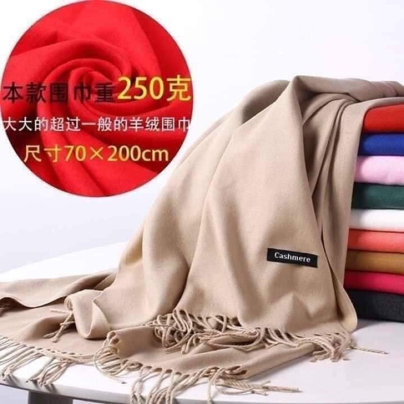 Khăn quàng cổ Cashmere quảng châu cao cấp chất cực đẹp giao mầu ngẫu nhiên
