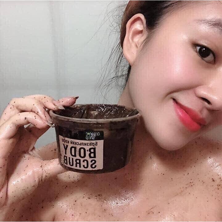 Tẩy Tế Bào Chết Toàn Thân Organic Shop Organic Coffee &amp; Sugar Body Scrub 250ml (Hương Cafe)