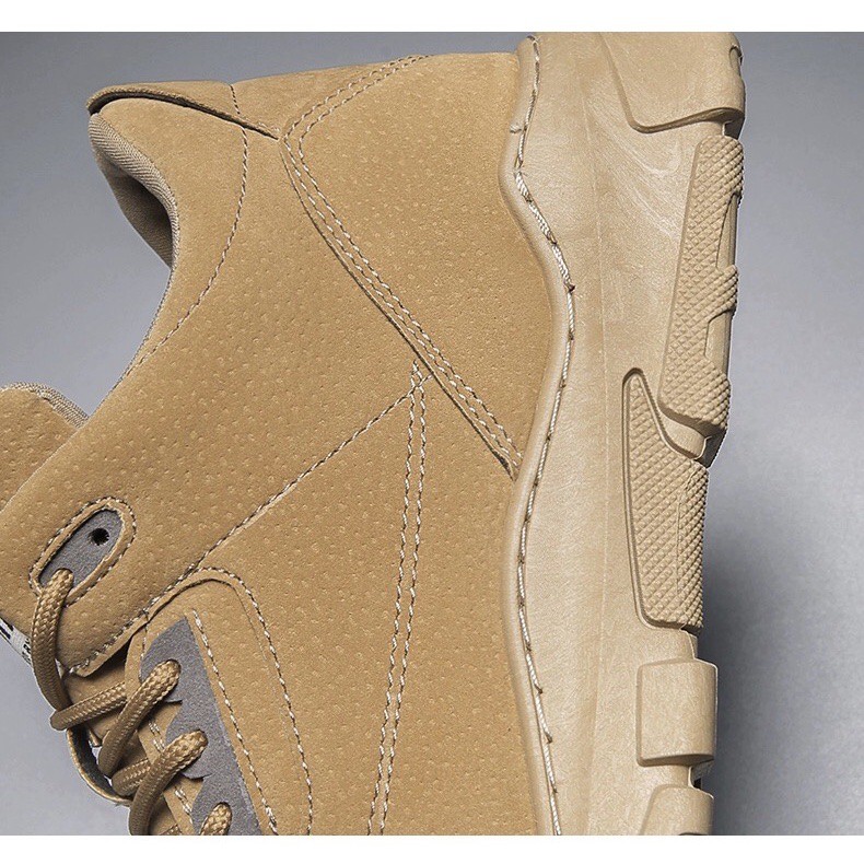 Giày Sneaker Nam ⚜️Bệu Store⚜️ Giày Nam Da Lộn Cổ Lửng [ Hàng Độc Nhập Khẩu] Cao Cấp Phong Cách Hàn Quốc | BigBuy360 - bigbuy360.vn