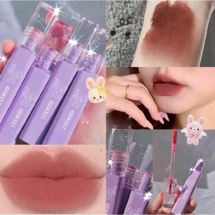 Son môi Luckgo tông nhung lì kháng nước lâu trôi