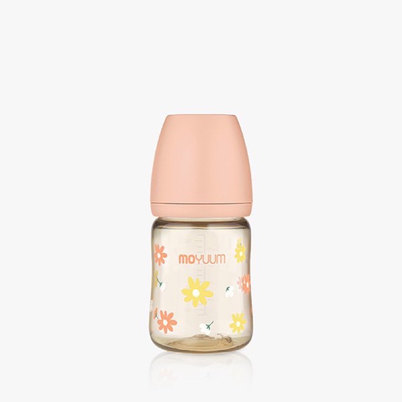 Bình Sữa MOYUUM Hồng Daisy Hoa Cúc chính hãng Hàn Quốc 170ml 270ml