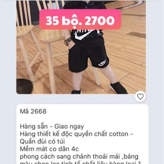 Bộ quần ngố kaki