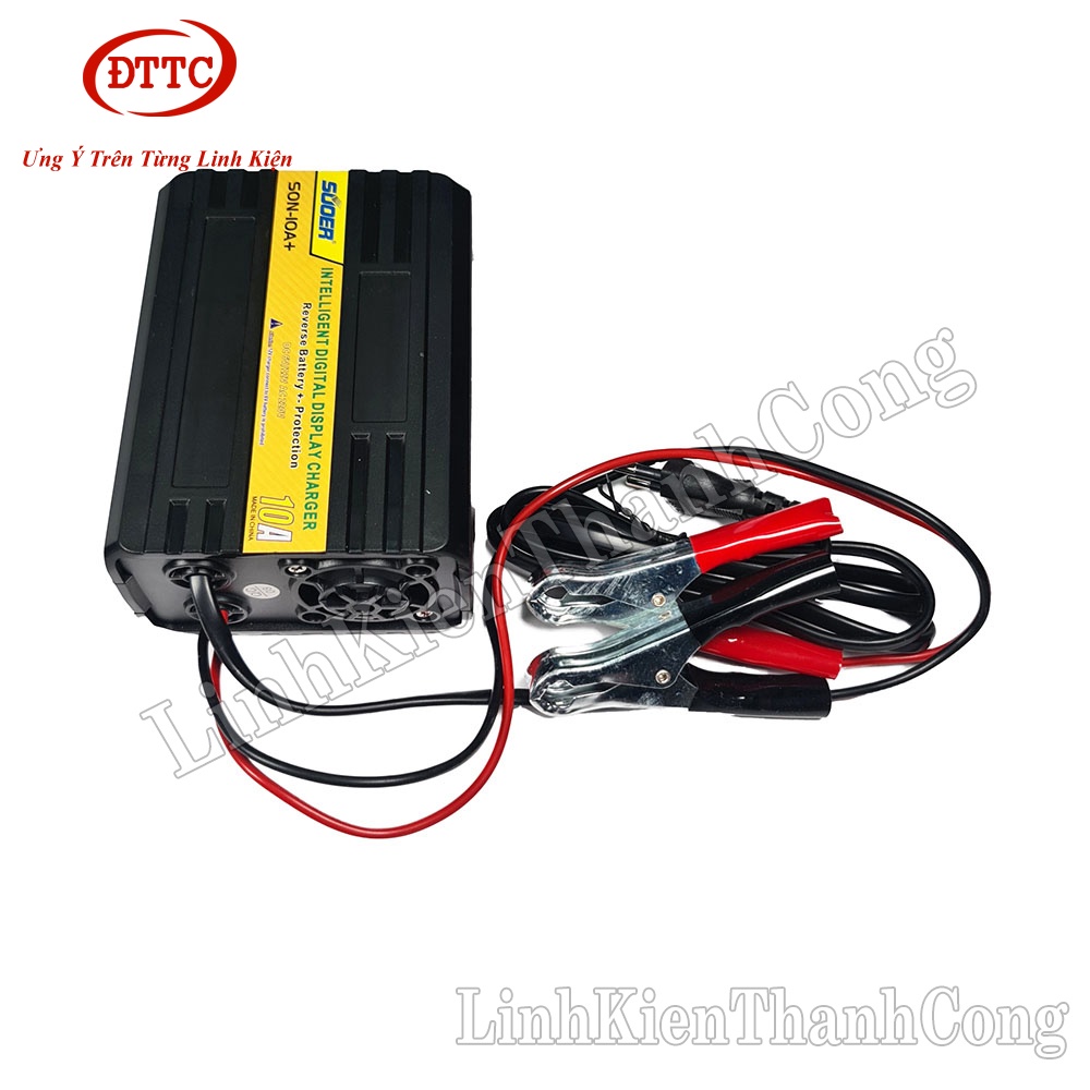 Bộ Sạc Acquy Thông Minh SUOER Tự Động SON-10A+ 6V 12V (Chính Hãng)
