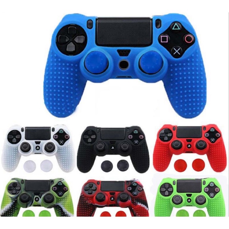 Ps4 silicon dẻo PS4 bảo vệ tay cầm ps4 , Silicon gai sần Silicon full body bọc núm cần analog