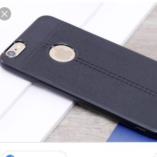 Ốp lưng iphone 6 plus silicon giả da,chống sốc auto Focus