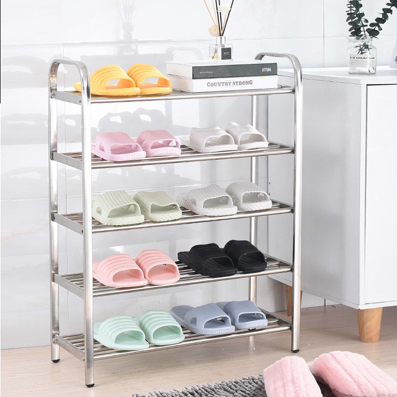 Kệ Để Giày Dép 3,4,5, 6 Tầng INOX 304 Chính Hãng VANDO - Cao Cấp, Dễ Dàng Tháo Lắp Vận Chuyển