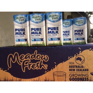SỮA TƯƠI TIỆT TRÙNG NGUYÊN KEM PURE MILK FULL CREAM MEADOW FRESH 24 hop x 200ml