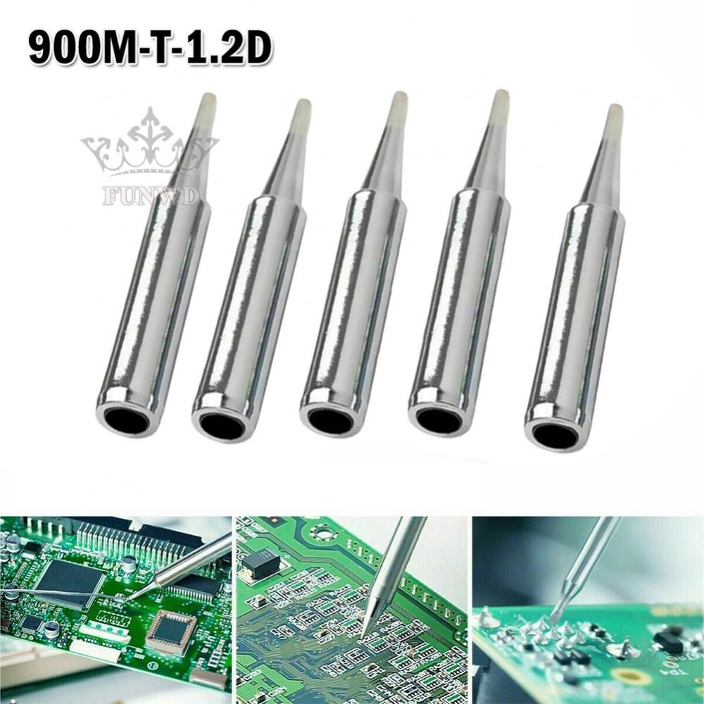 【FUNWD】Soldering Iron Tips 900M-T-1.2D Durable Environmentally Oxygen-free Zinc-coated