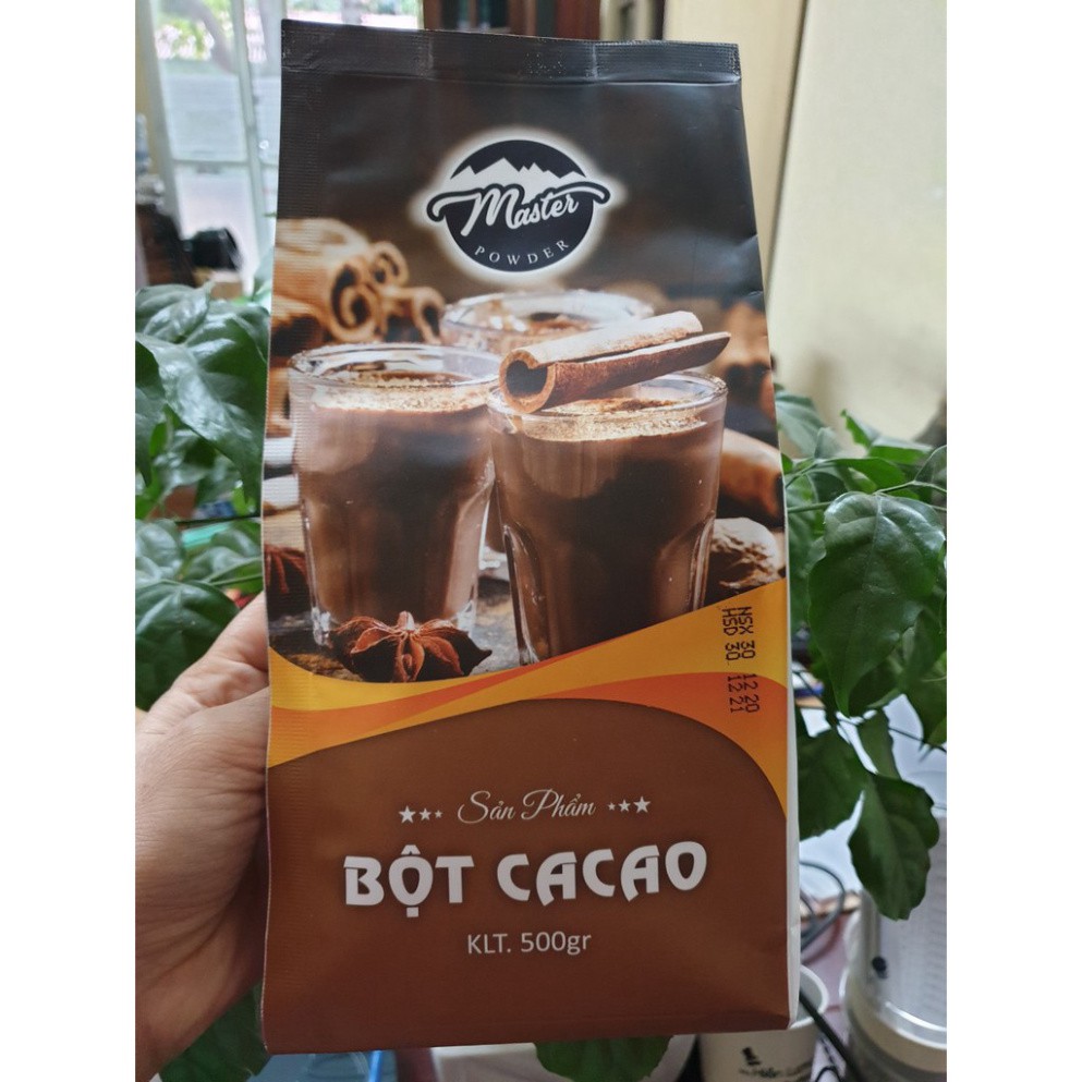 [SỈ] Bột Cacao Nguyên Chất Master 500gr - Đồ Uống Tuyệt Vời Cho Mùa Đông