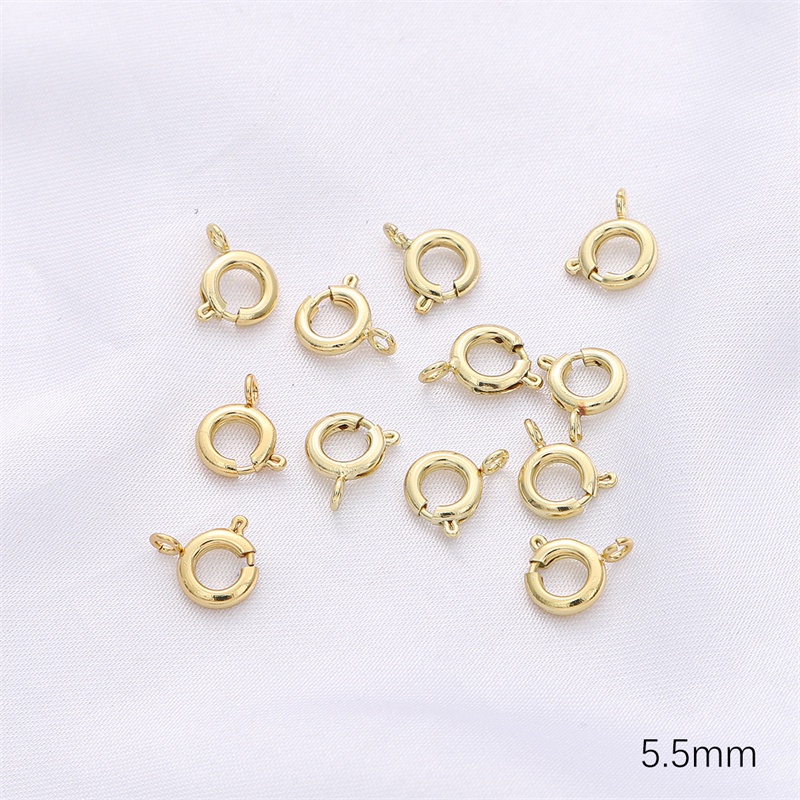 Khóa lò xo BEADIA mạ đồng cao cấp dùng tự làm trang sức thủ công