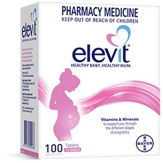 Elevit úc - vitamin tổng hợp bầu -100 viên
