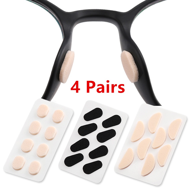 Set 4 Cặp Đệm Mũi Dán Mắt Kính Chống Trượt