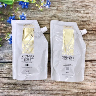 THUỐC UỐN NÓNG SETTING LOREAL X-TENSO OLEOSHAPE MẪU MỚI 400ML X 2( khỏe)
