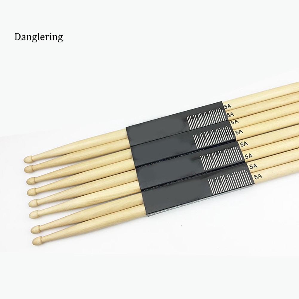 1 Cặp Dùi Trống 5A 7A Bằng Gỗ Phong Trọng Lượng Nhẹ
