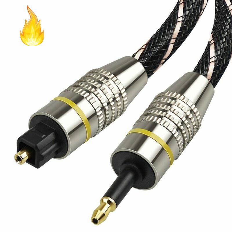 Dây Cáp Quang Âm Thanh Kỹ Thuật Số Toslink 3.5mm SPDIF 5M
