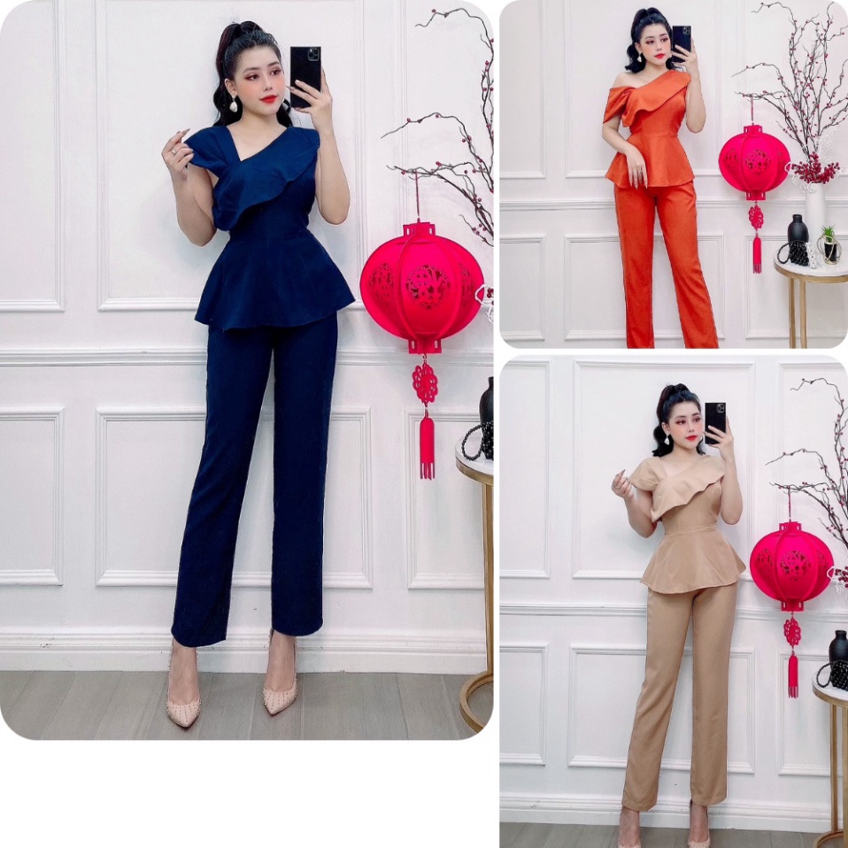 SPK- Set nữ quần tây, set kiểu nữ new brand 4 màu đủ size S M L SKUS-14