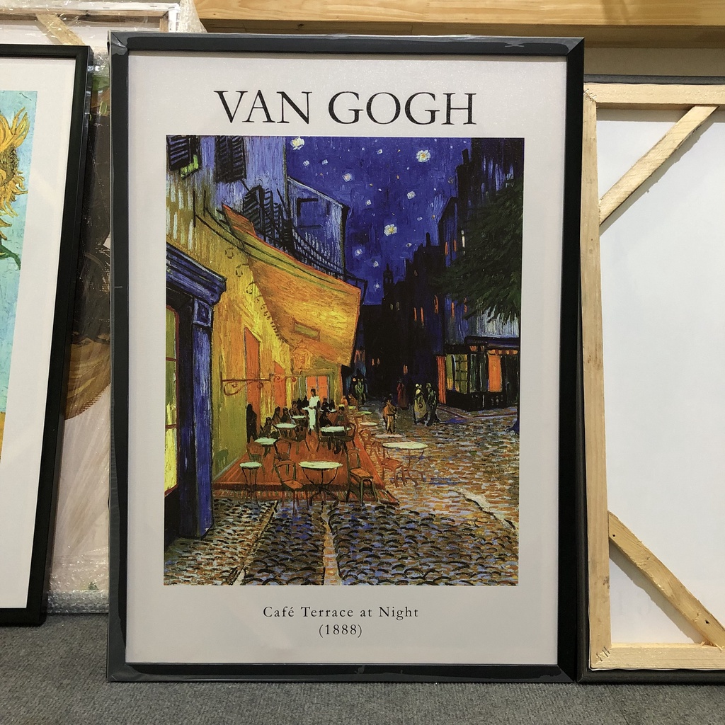 Tranh Van Gogh treo phòng khách phòng ngủ decor phòng, Góc Nhà Decor GN1532, Tặng kèm đinh treo tranh