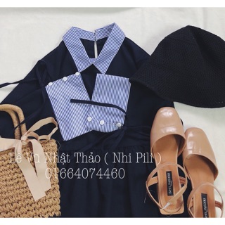 Babydoll phối kẻ