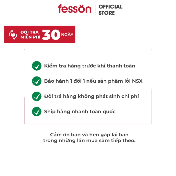 Dép đi trong nhà đáy mềm Fesson chắc bền