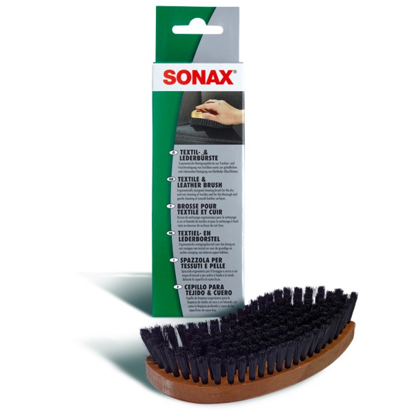 Bàn chải vệ sinh ghế da, nội thất oto - Sonax textile &amp; leather brush