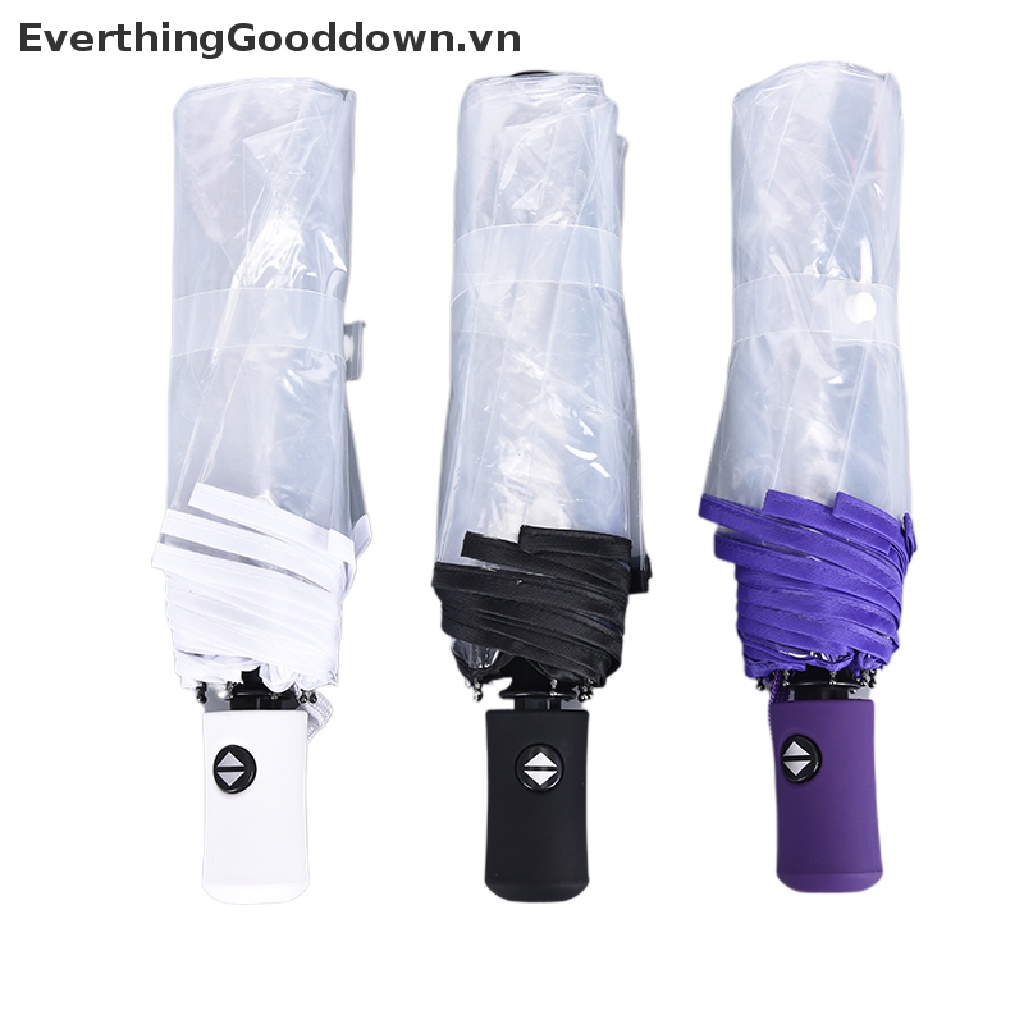 Everthinggood Dù Trong Suốt Đóng Mở Tự Động Chống Gió Nhỏ Gọn