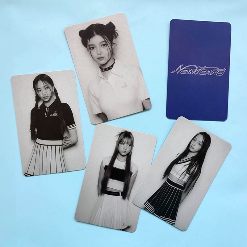 Set 5 Tấm Thẻ In Hình Các Thành Viên Nhóm Nhạc Kpop Mới Lạ