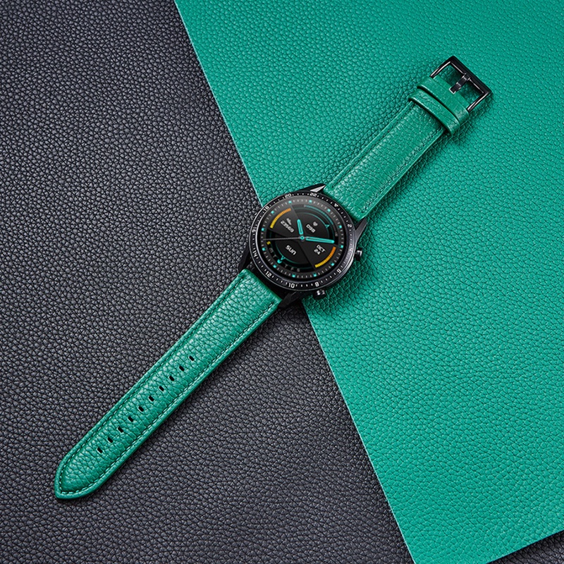 HUAWEI Dây Đeo Bằng Da Thật 2 / Pro Cho Đồng Hồ Thông Minh Xiaomi Mi Watch S1 Active / Color 2 / Pro GT3 GT 3 Pro 43 46 42 46mm