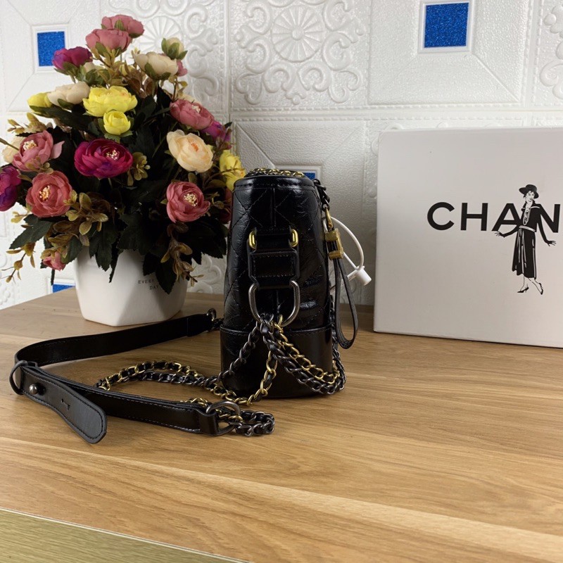 Túi xách Chanel Gabrielle màu đen size 20cm (có sẵn)