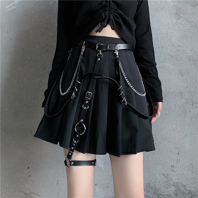 Đai nịt thắt lưng dây xích - 2 kiểu đeo đa dụng sexy nam nữ unisex phong cách - harness belt và choker đùi