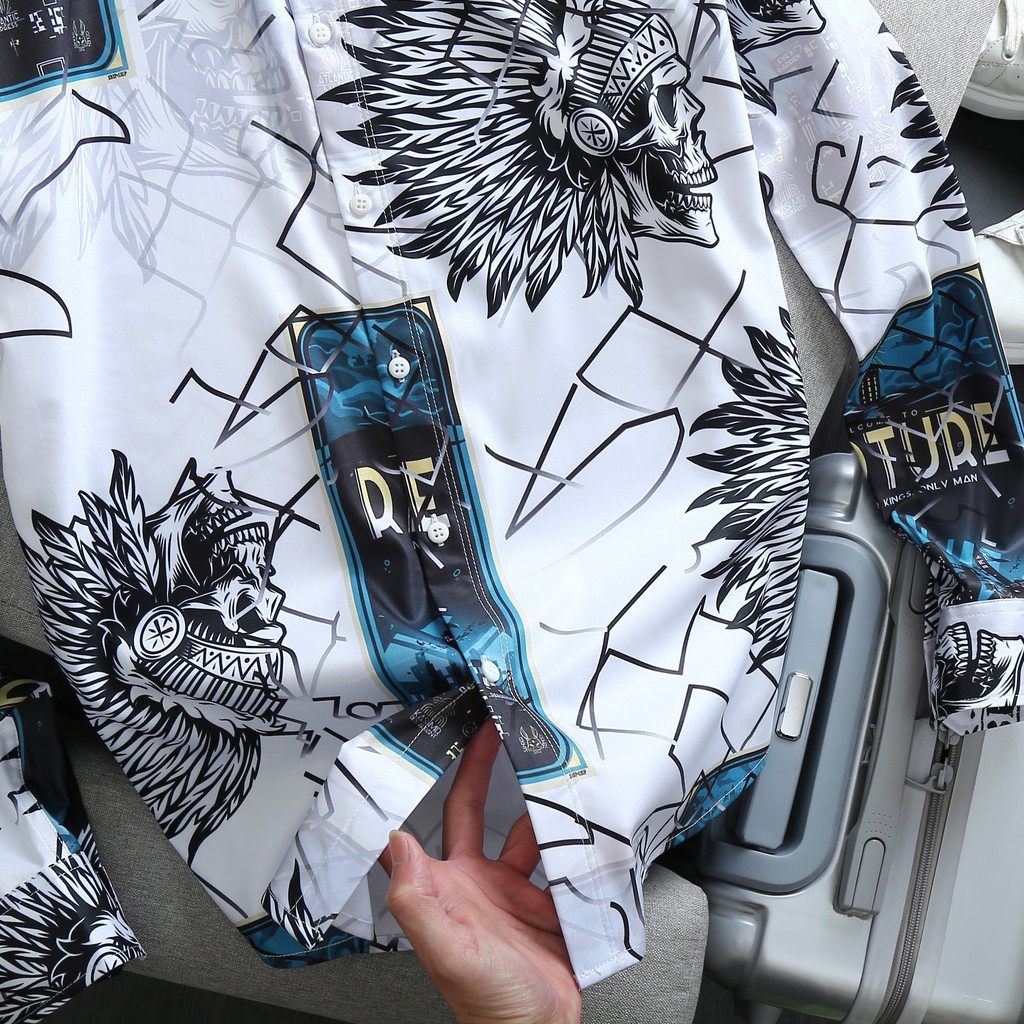 [bigsize &lt; 130kg] ÁO SƠ MI NAM tay dài BIGSIZE