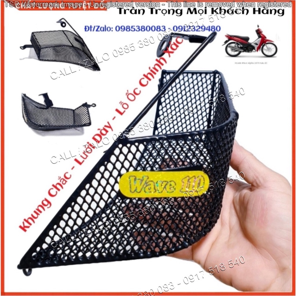 Rổ Hông Xe Wave 110 Như Wave A 2017 - 2021 Bền Đẹp, Tiện Lợi, Chắc Chắn (Ảnh thật)