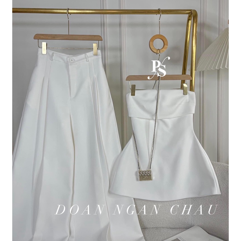 Set quần suông áo quây