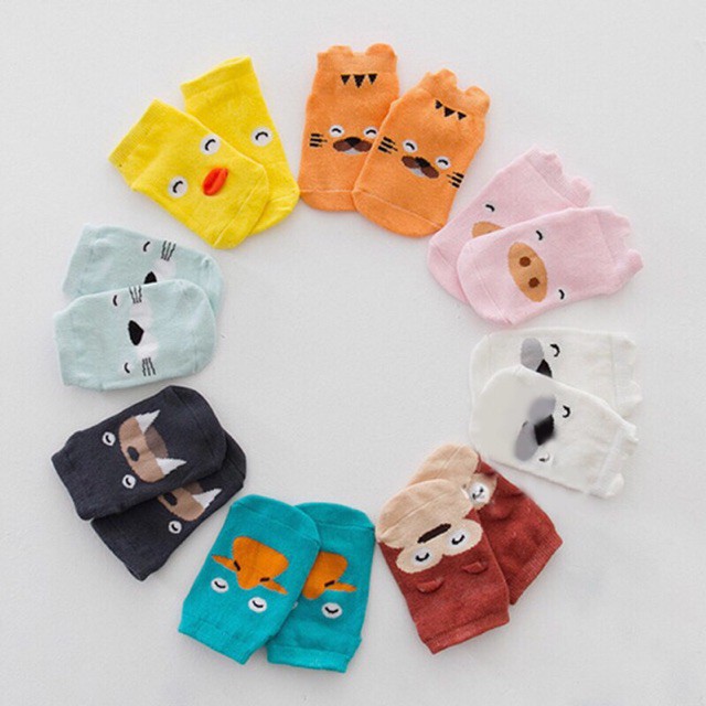 Set 3 Đôi Tất Vớ KIDS Cotton Dễ Thương Cho Bé