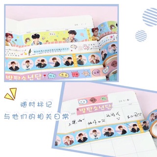 Băng keo BTS, V, Jungkook, BT21 5m