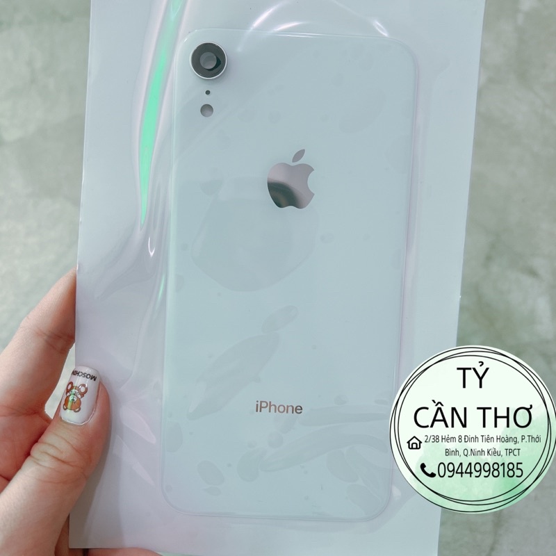 Lưng kính Iphone Xr thay thế kèm cụm kính camera siêu đẹp