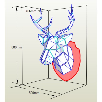 Mô hình giấy _ Hươu