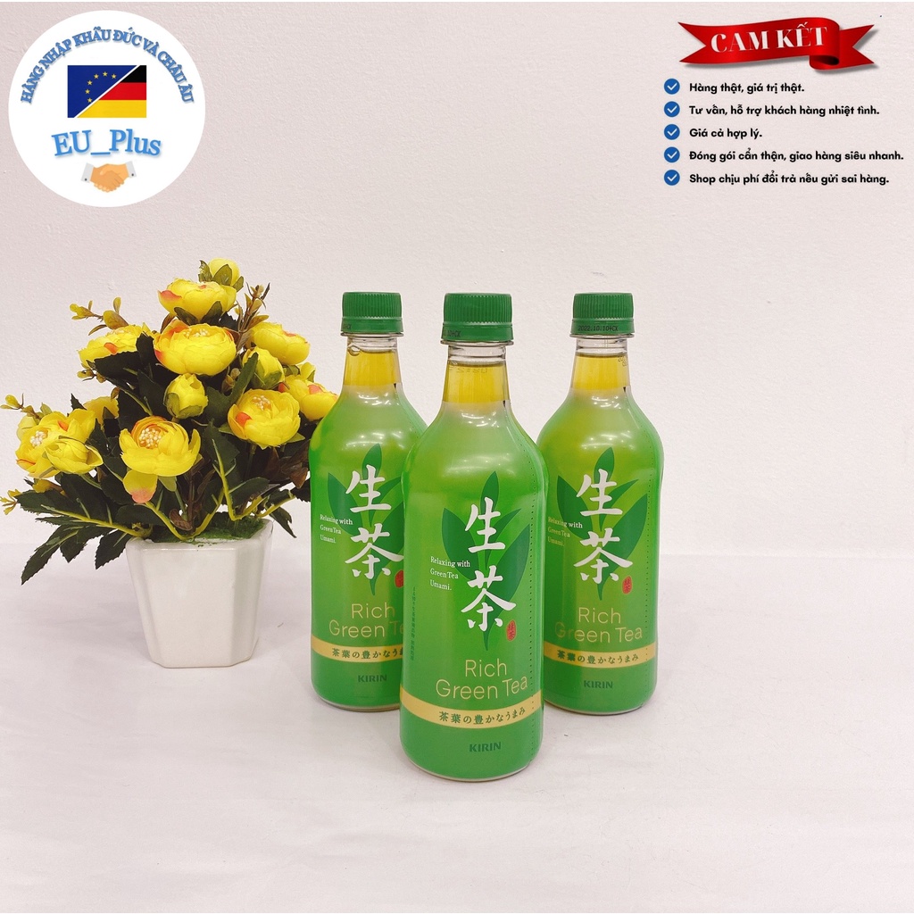 Nước uống trà xanh tươi Kirin Namacha 525ml