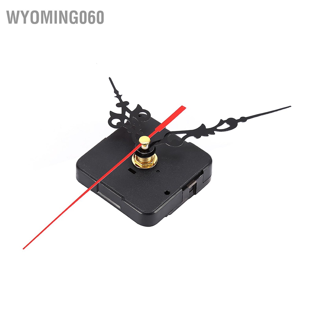 Wyoming060 Cơ chế DIY màu đen Bộ máy đồng hồ thạch anh công cụ sửa chữa thay thế
