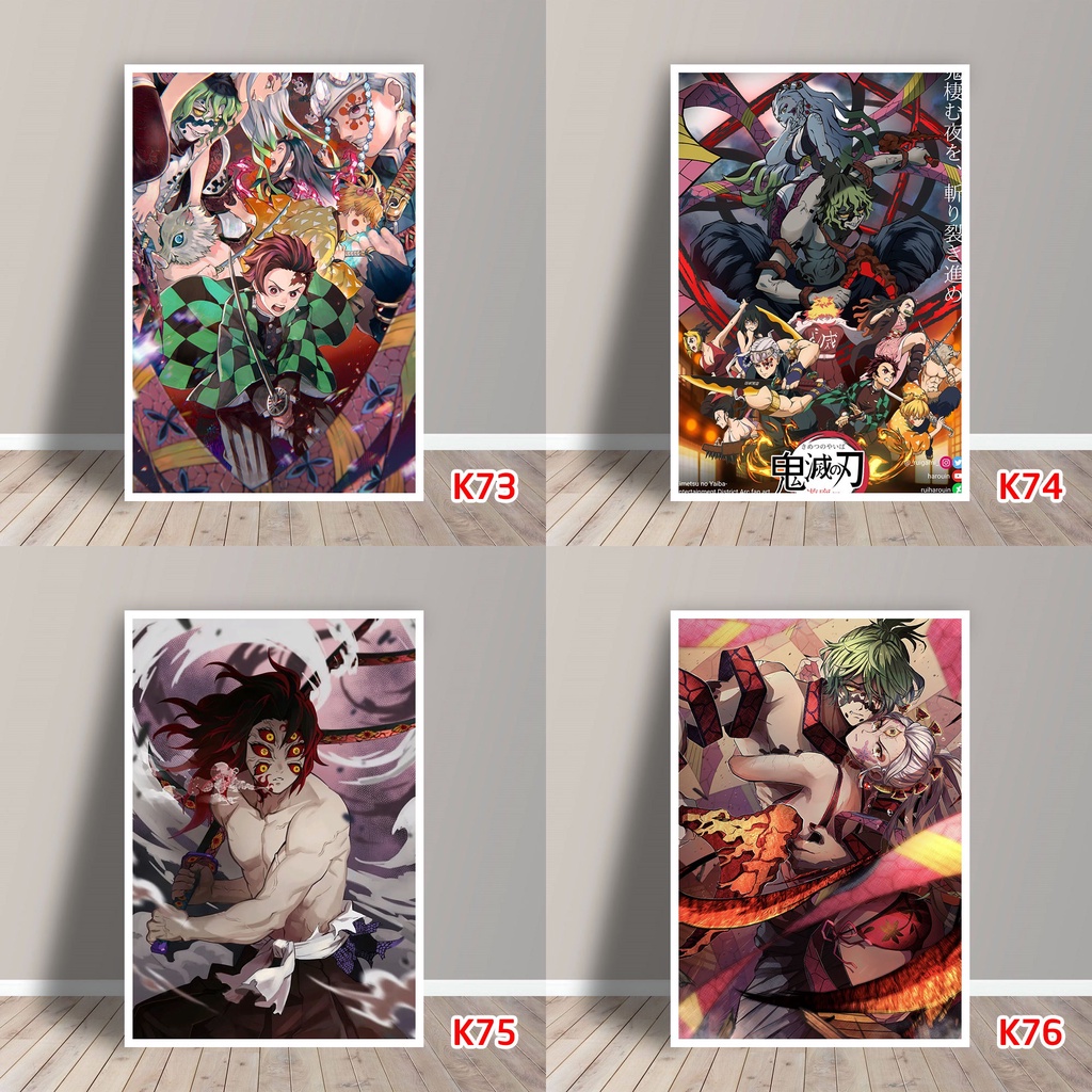 Tấm Postcard Cao Cấp Anime Kimetsu No YaiBa
